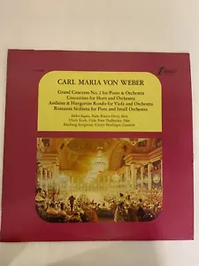 Carl Maria Von Weber Grand Concerto No 2 Piano & Orchestra Vinyl LP Record VG+ - Picture 1 of 3