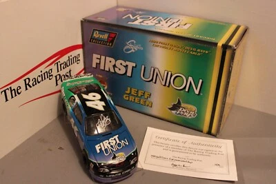 Jeff Green First Union 1998 Tampa Bay Devil Rays 1/24 Revell diecast autografiado Foto 1 de 2