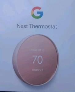 Google Nest Smart Thermostat Sealed Rose Gold G4CVZ - Picture 1 of 4
