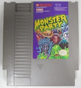 Nintendo Entertainment System NES Bandai Monster Party Video Game Cartridge! - Picture 1 of 8