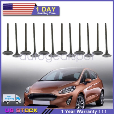 Nuevo kit de válvula de admisión de escape para Ford Fiesta Focus DOHC 2014-2017 12V Foto 1 de 4