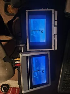 Duraband Portable DvD dual DVD Player And Monitor With Cables And Case - Picture 1 of 4