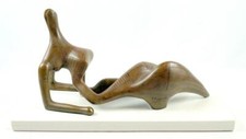 HENRY MOORE "Reclining Figure" ORIGINAL BRONZE SCULPTURE SIGNED & NUM 6/6