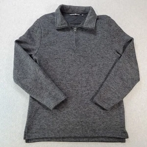 Maglione pullover Beverly Hills Polo Club grigio 1/4 zip manica lunga uomo small - Foto 1 di 10