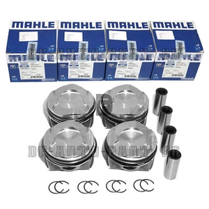 4X MAHLE Pistons&Rings Set 11:1 Φ84mm+0.5 For BMW 320i 520i F22 F30 F31 N20B20 - Picture 1 of 3