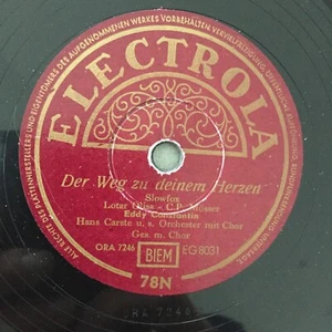 EDDY CONSTANTINE: Der Weg zu Deinem Herzen / Bei einer...(EG 8031 / 10" / 78rpm) - Bild 1 von 2