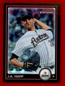 2010 Bowman Chrome Refractors #128 J.A. Happ - Picture 1 of 2
