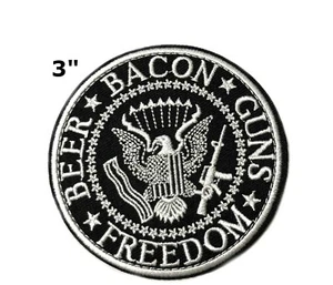 2nd AMENDMENT PATCH US CONSTITUTION GUN RIGHTS embroidered iron-on SECOND 2A - Picture 1 of 12
