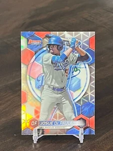 2023 Topps Bowman's Best Refractor Top Prospects #TP-17 Josue De Paula - Picture 1 of 2