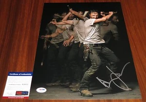 Genial Andrew Lincoln firmado 11x14 The Walking Dead Rick Grimes PSA/ADN - Imagen 1 de 1