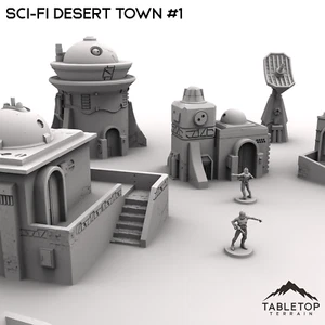Sci-Fi Desert Town #1 - Compatible con Star Wars Legion Shatterpoint - Imagen 1 de 9