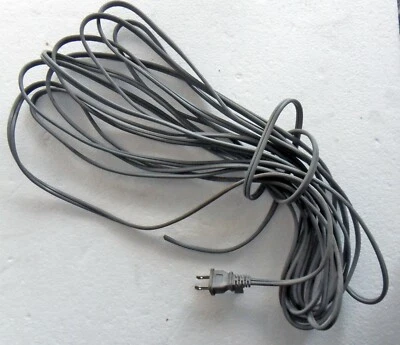 Кабель питания для пылесоса или бытовой техники 30 футов + серый 2 провода 18 калибр бесплатная доставка по США - Изображение 1 из 2