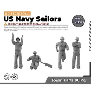 SSCR350011 1/350 Modelo Actualización Piezas US Navy Marineros Impresión 3D - Imagen 1 de 3