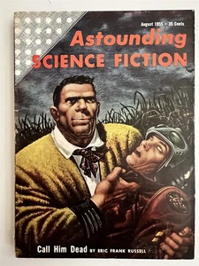 ASTOUNDING SCIENCE FICTION AUGUST 1955 GOLDEN AGE SCI FI DIGEST - Picture 1 of 2