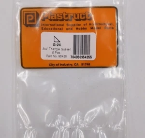 Plastruct 95425 3/4" x 1-1/32" x 3/4" Stützdreieck Zwickel (5er Pack) - Bild 1 von 2