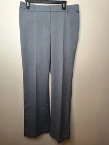 NWT Worthington Curvy Fit Trouser Leg Dress Pants Women’s 10 Grey Twill - Picture 1 of 7