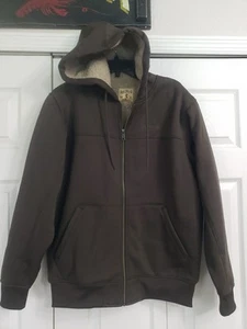 Men’s Redhead Hoodie Size M-48"Chest Full Zip Fleece Heavy Weight Pockets Green - Picture 1 of 4