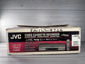 Vintage JVC HR-V616EK VHS Videorecorder Video Cassette Recorder Open Box - Bild 1 von 23