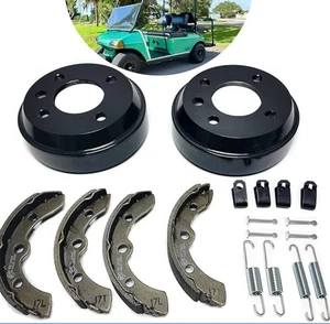 Kit de tambores de freno para carro de golf con zapatas de freno y resortes aptos para Club Car 1981-1994 - Imagen 1 de 7