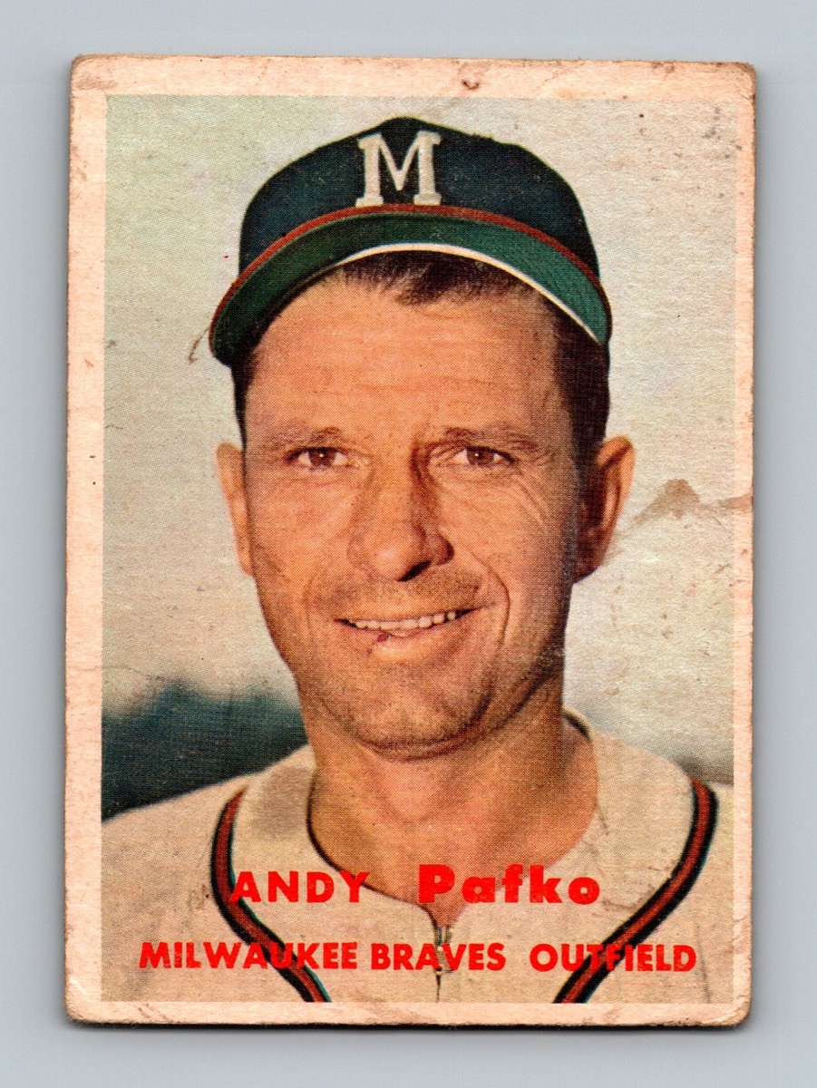 ゲームセンター・ゲームカード ANDY PAFKO 1956 TOPPS #312 PSA 8(OC) ゲームセンター・ゲームカード ANDY PAFKO 1956 TOPPS #312 PSA
