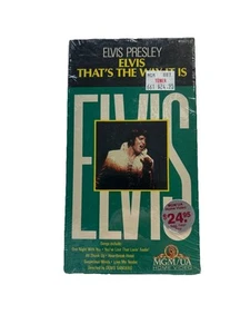 Elvis Presley That’s The Way It Is VHS 1987 MGM King Rock RARE - Picture 1 of 11