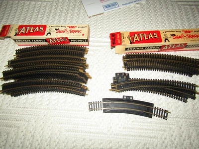 Large Lot of Atlas Curved Snap Track HO Scale - Image 1 of 3