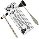 7 pcs Reflex Hammer set Pinwheel, Taylor hammer Queen Square, & Buck hammer-BLK