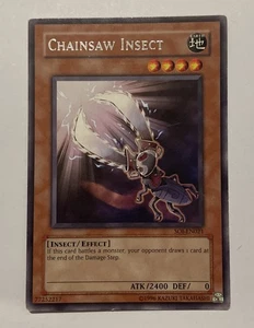 Yu-Gi-Oh Trading Card Game Chainsaw Insect SOI-EN021 Rare - Picture 1 of 3