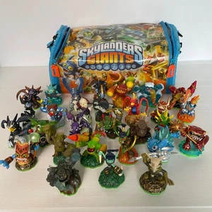 Skylanders Giants Lot x29 Figures + Carry Bag Core Spyro Adventure Green Base - Picture 1 of 9