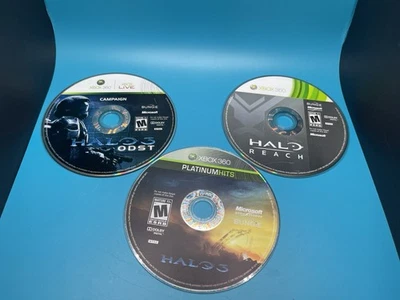 Lote de 3 juegos Halo XBOX 360 Halo Games 3, Halo 3, Halo 3 ODST/d Halo Reach Foto 1 de 4