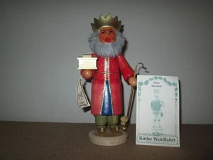 New KATHE WOHLFAHRT Christian Ulbricht 11.5" Wooden King Incense Smoker *Germany - Picture 1 of 7