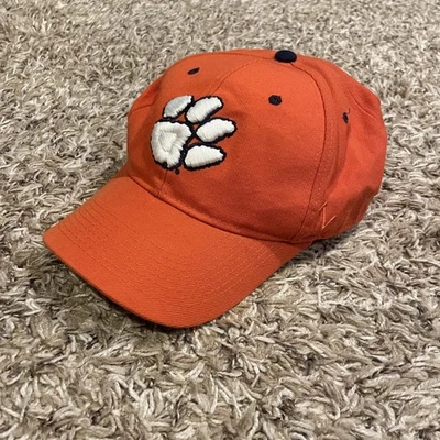 Clemson Tigers Zephyr Hat Fitted Mens 7 1/2 Orange NCAA Tiger Paw - Image 1 of 4
