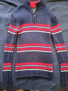 Sea Doo Pullover Herren Größe S blau, rot gestreift - Bild 1 von 6