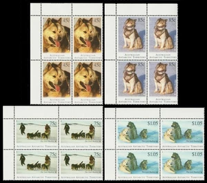 Australian Antarctic Territory Scott L90-L93 Corner Blocks of 4 (1997) M NH Sehr guter Erhaltungszustand M - Bild 1 von 1