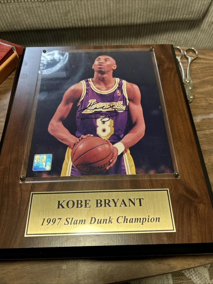 1997 Score Board Autographed Basketball - Trademark Slam Kobe Bryant #TS15 - Image 1 of 1
