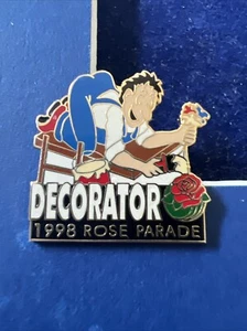 Rose Parade Rose Bowl Pin Float Decorator pin 1998 - Picture 1 of 7