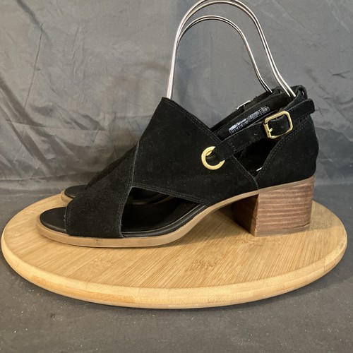 Sandalo Koolaburra by UGG Shootie Kaiah donna 9 40 nero pelle scamosciata tacco a blocco