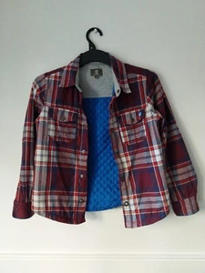 TIMBERLAND PADDED OVER SHIRT, CHILDS, AGE 10, ARMPIT TO ARMPIT =15 INCH. - Picture 1 of 23