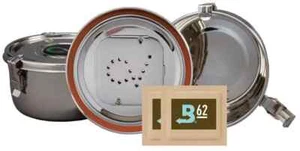 CVault Storage Humidity Container - Stainless Steel, Small pack of 4 - Picture 1 of 1
