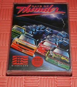 Days Of Thunder Commodore 64 128 gioco per computer retro pc c64 c128 auto corse - Foto 1 di 9