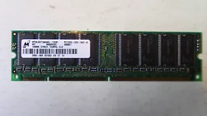 Micron MT8LSDT1664AG-133B1 128MB SDR PC-133 RAM card PC133U 133MHz CL3 - Picture 1 of 2