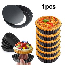 Non Stick 4 Inch Quiche Pans Removable Bottom Mini Tart Pans Set Tart tins Cases