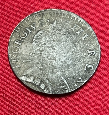 1775 Crude George III Simian Non-Regal Evasion Colonial Halfpenny Rare USA Cover