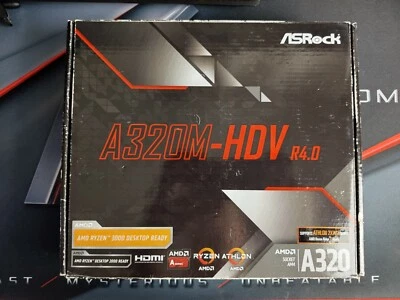 ASRock A320M-HDV + AMD Ryzen 3 Pro 2200GE | AM4 motherboard CPU combo bundle - Image 1 of 4
