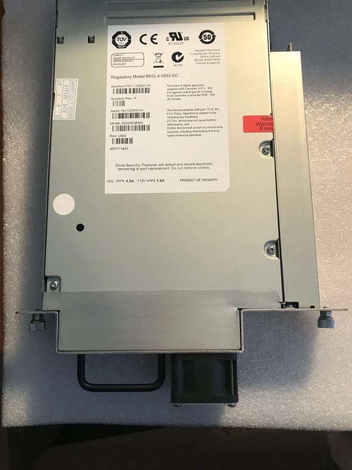 Quantum LTO5 HH FC i40 i80 3-05436-01 1-03562-01 AQ293C#900 LSC1S-UTDJ-L5HA - Image 1 of 3