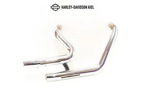 Harley-Davidson Fat Boy FLFBS 18-23 Krümmer Header Pipe 5HD Set Chrom 65600259 - Picture 1 of 9
