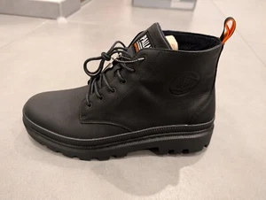 Palladium Pallatroper Hi Wp+ Herren Leder Stiefel Wasserdicht Schwarz Boots - Bild 1 von 6