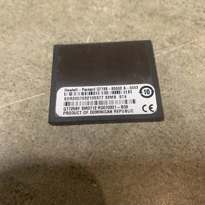 Compact Flash 32 MB Firmware HP Q7725CN / Q7725-60002 para HP 9040 9050 5500 4700 Foto 1 de 2