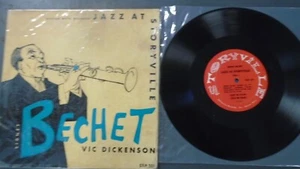 VG 10" INCH Sidney Bechet Vic Dickenson Jazz At Storyville STLP 301 LP - Picture 1 of 2