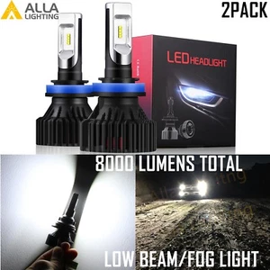 H8 H9 H11 LED Headlight Bulb Kit Replace Halogen High/Low Beam Fog Driving Lamp - Picture 1 of 12